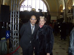 Marshall Keys and Julie Hall at Union Station Jan. 20, 2009